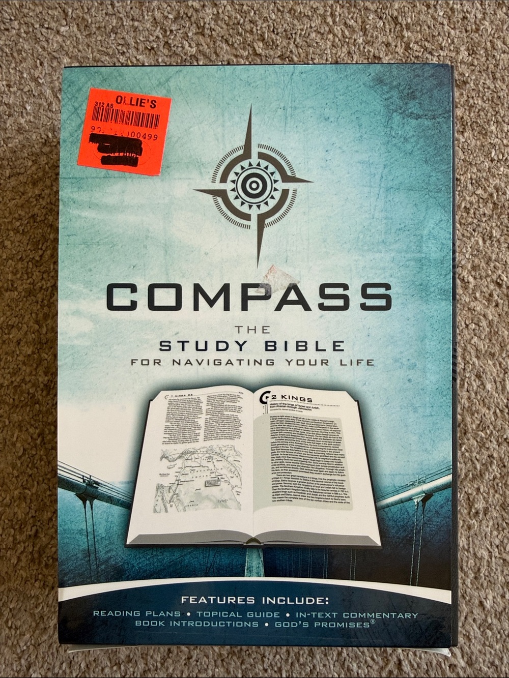 Compass Study Bible - Blue Teal Cover